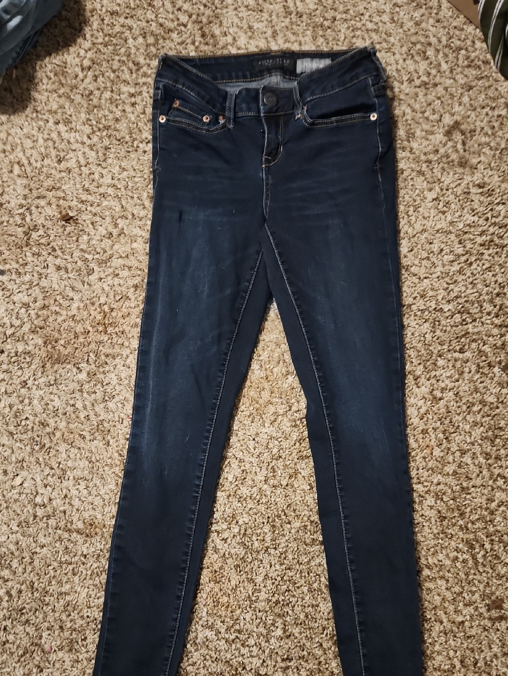 Aeropostale Navy Skinny Jeans
